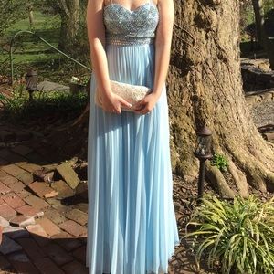 Blue prom dress!